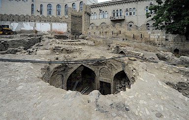 Underground premises, after completed excavation