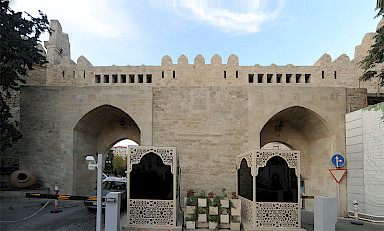 Double city gate nördlich of Qoşa Gala, view from inside after completion