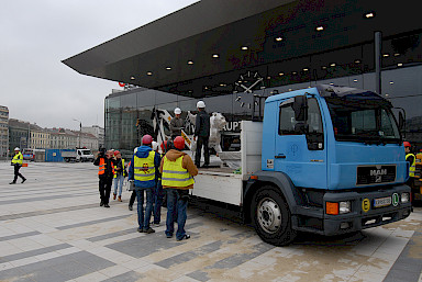 Anlieferung mit dem Klein-LKW