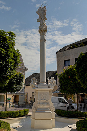 Mariensäule Rückseite, nach Fertigstellung