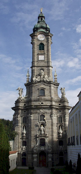 West facade and tower, fully restored