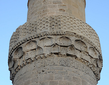 Minarett nach der Konservierung