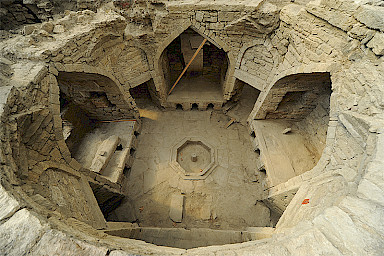 Underground premises, after completed excavation