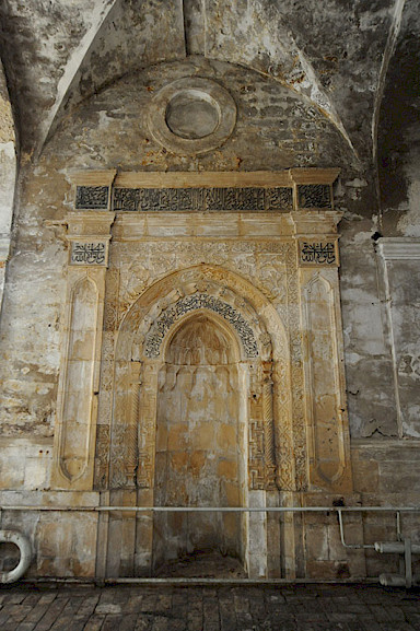 Mihrab Gebetsnische orientalische Steinmetzkunst, Vorzustand